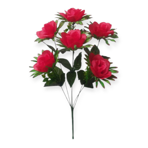 Искусственные цветы «Роза с окантовкой»