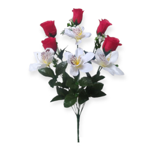 Искусственные цветы «Ирис с бутоном»