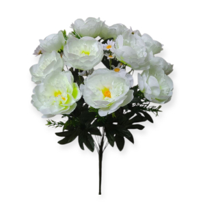 Искусственные цветы «Роза белая»