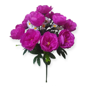 Искусственные цветы «Пион с добавкой»