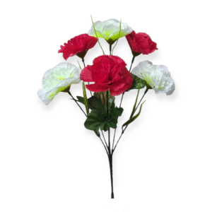 Искусственные цветы «Гвоздика микс»