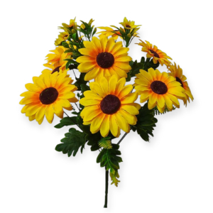 Искусственные цветы «Подсолнух с добавкой»