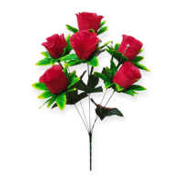 Искусственные цветы «Бутон с листом»