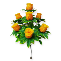 Искусственные цветы «Бутон рюмка лист»