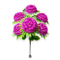 Искусственные цветы «Калинка лист»