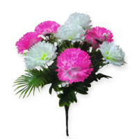 Искусственные цветы «гвоздика цветная»