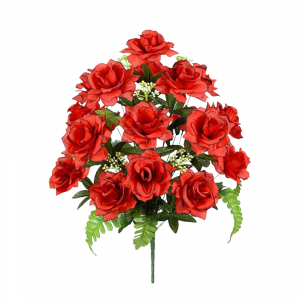 Искусственные цветы «Роза открытая крупная»