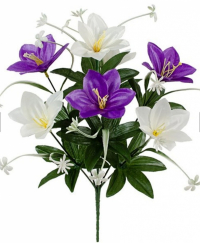 Искусственные цветы «Лилия атлас»