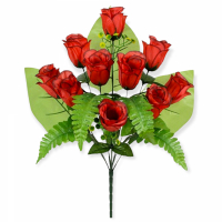 Искусственные цветы «Бутон односторонний с папоротником»