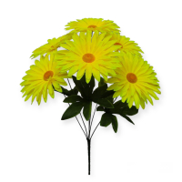 Искусственные цветы «Ромашка желто-белая»