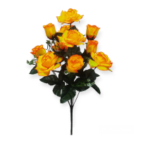 Искусственные цветы «Роза шик с бутоном»