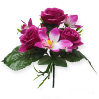 Искусственные цветы «Роза орхидея»