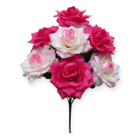 Искусственные цветы «Роза открытая приз»